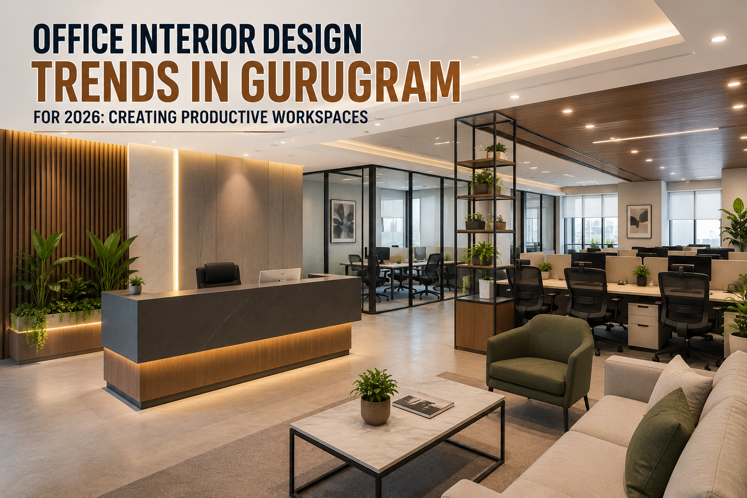 Office Interior Design Trends in Gurugram for 2026: Creating Productive Workspaces