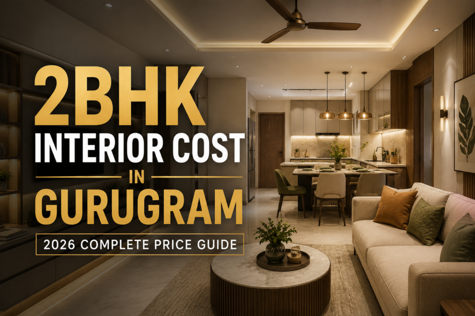 2BHK Interior Cost in Gurugram (2026): Complete Pricing Guide