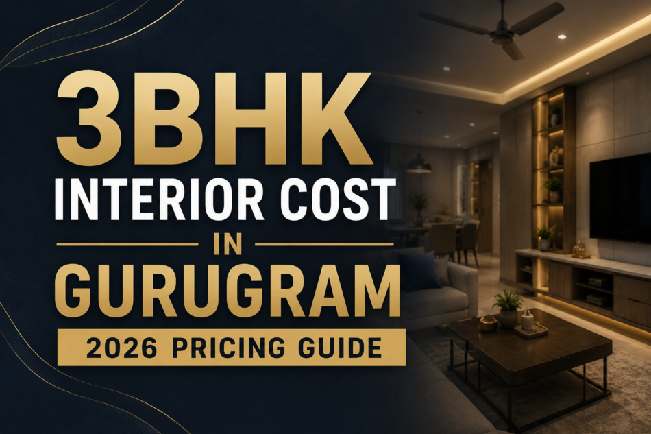 3BHK Interior Cost in Gurugram (2026): Complete Pricing Guide